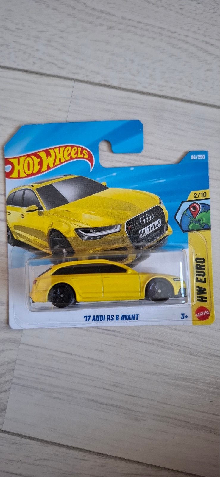 Hot Wheels '17 Audi RS 6 Avant - Geel (HW Euro), Ophalen of Verzenden, Nieuw