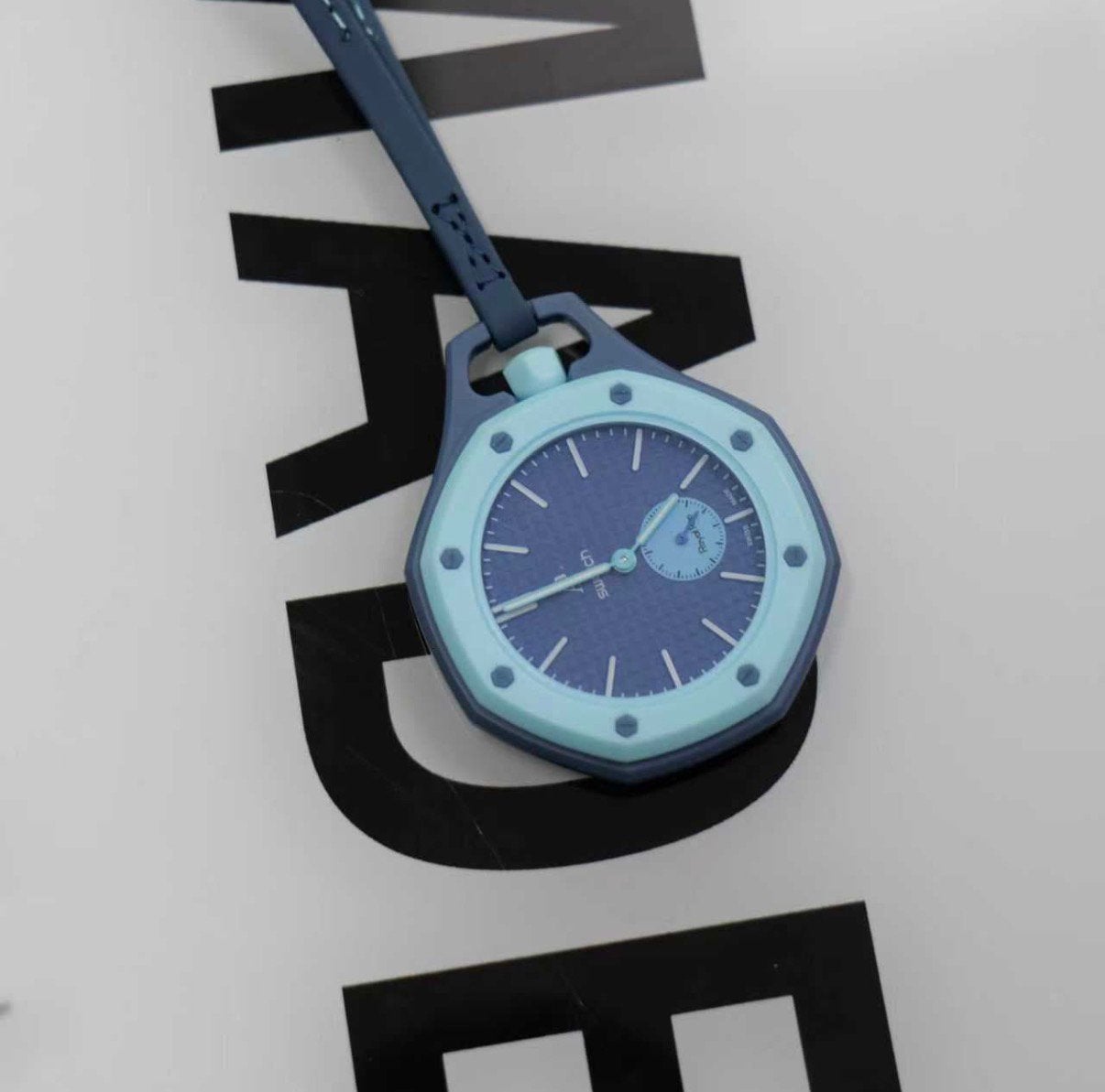 AP X SWATCH ROYAL POP, Ophalen of Verzenden, Zo goed als nieuw, Jongen of Meisje