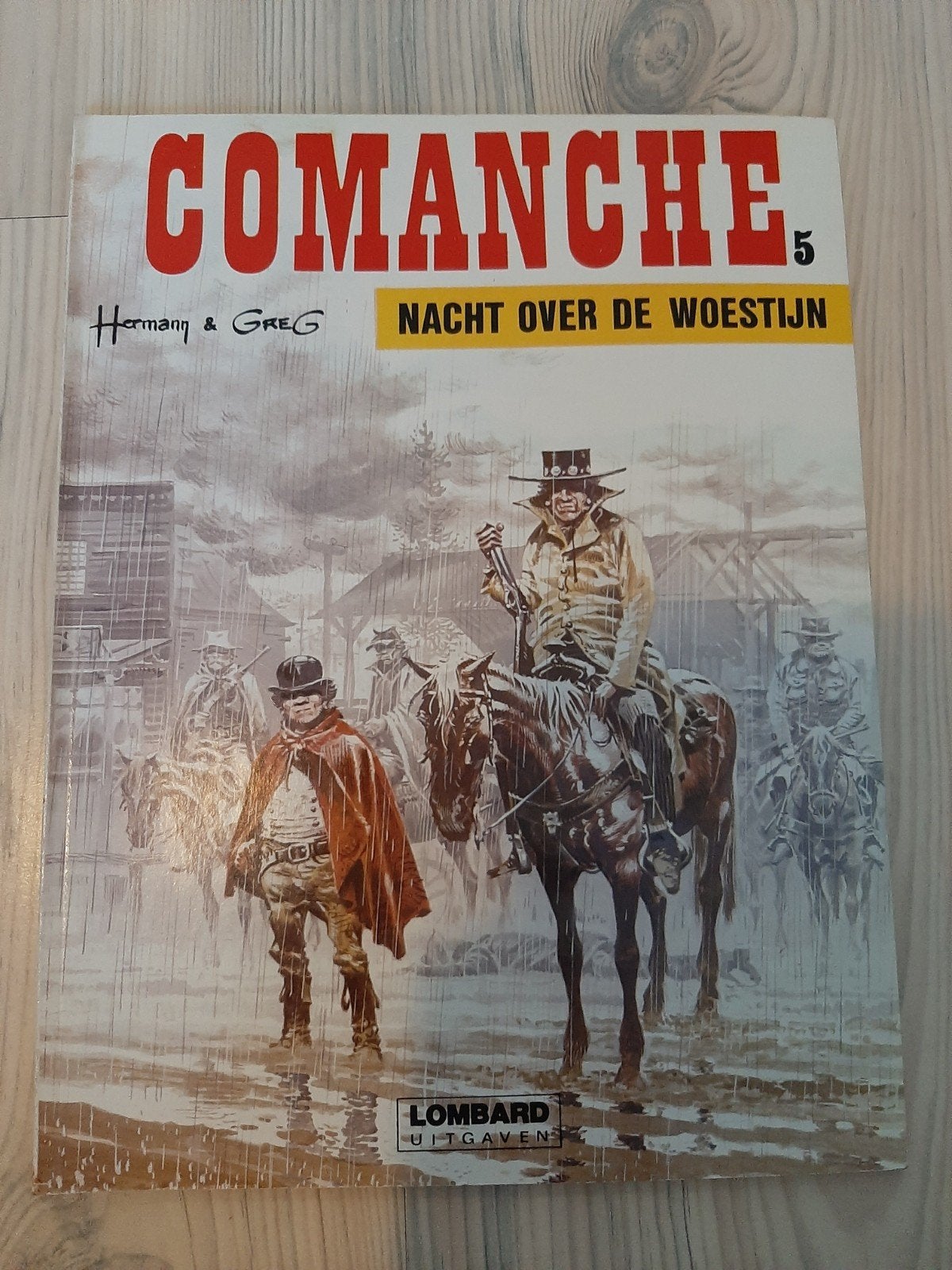 Comanche 5: Nacht over de Woestijn - Hermann & Greg, Eén stripboek, Ophalen of Verzenden, Gelezen, Hermann & Greg
