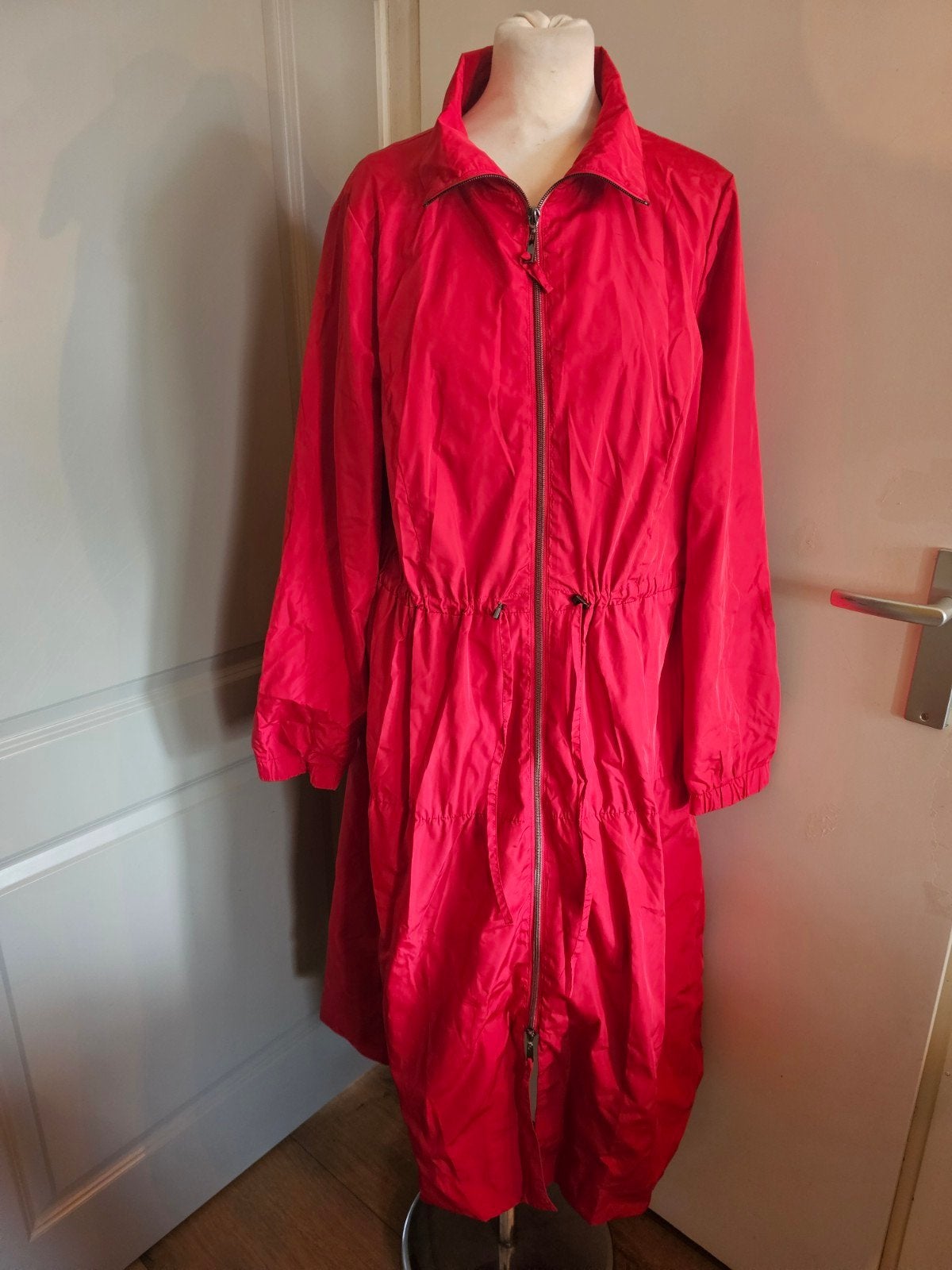 Ulla popken lange trenchcoat jas maat 42 44, Ophalen of Verzenden, Regenjas