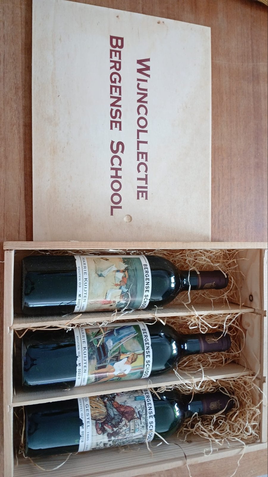 Wijncollectie Bergense School - 3 flessen Médoc 1992, Ophalen, Frankrijk, Nieuw, Rode wijn