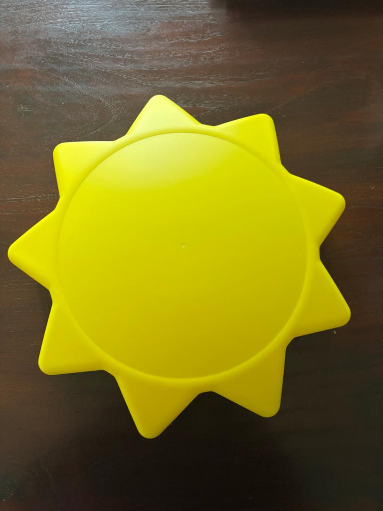 Plafondlamp zon - zo goed als nieuw, Ophalen of Verzenden, Zo goed als nieuw, Kunststof