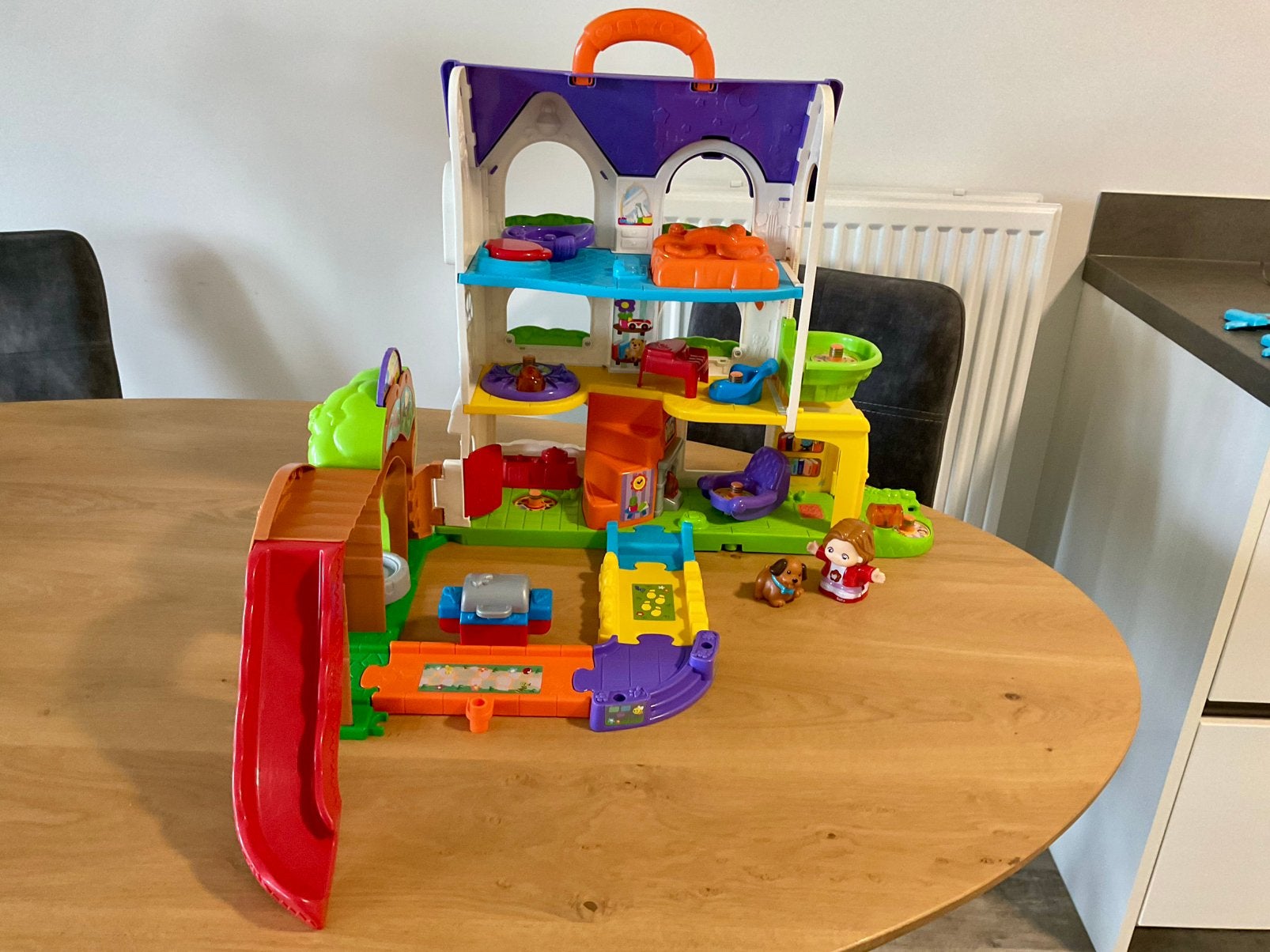 Vtech : Vrolijke Vriendjes Magisch Speelhuis - compleet, Kinderen en Baby's, Ophalen, Gebruikt