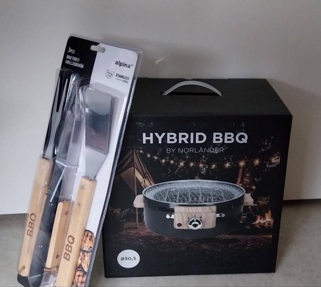 Hybride BBQ met BBQ tools., Ophalen of Verzenden, Nieuw