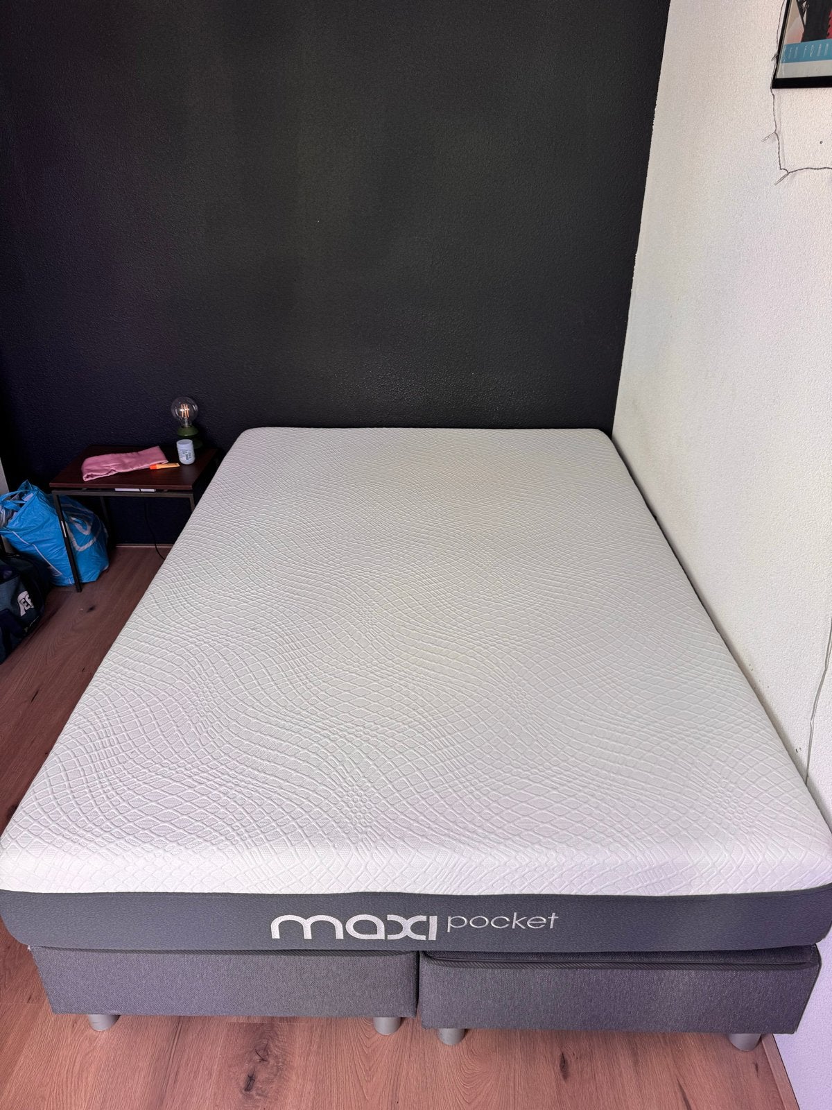 Maxi pocket matras 200x140cm met optionele bodem, Huis en Inrichting, Slaapkamer | Matrassen en Bedbodems, Ophalen, Gebruikt, Tweepersoons