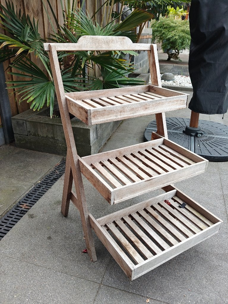 Planten rek (hardhout), Ophalen, Gebruikt