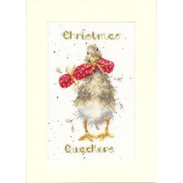 Borduurpakket Christmas Quakers Christmas card xmas48, Hobby en Vrije tijd, ., Nieuw, Ophalen of Verzenden, .