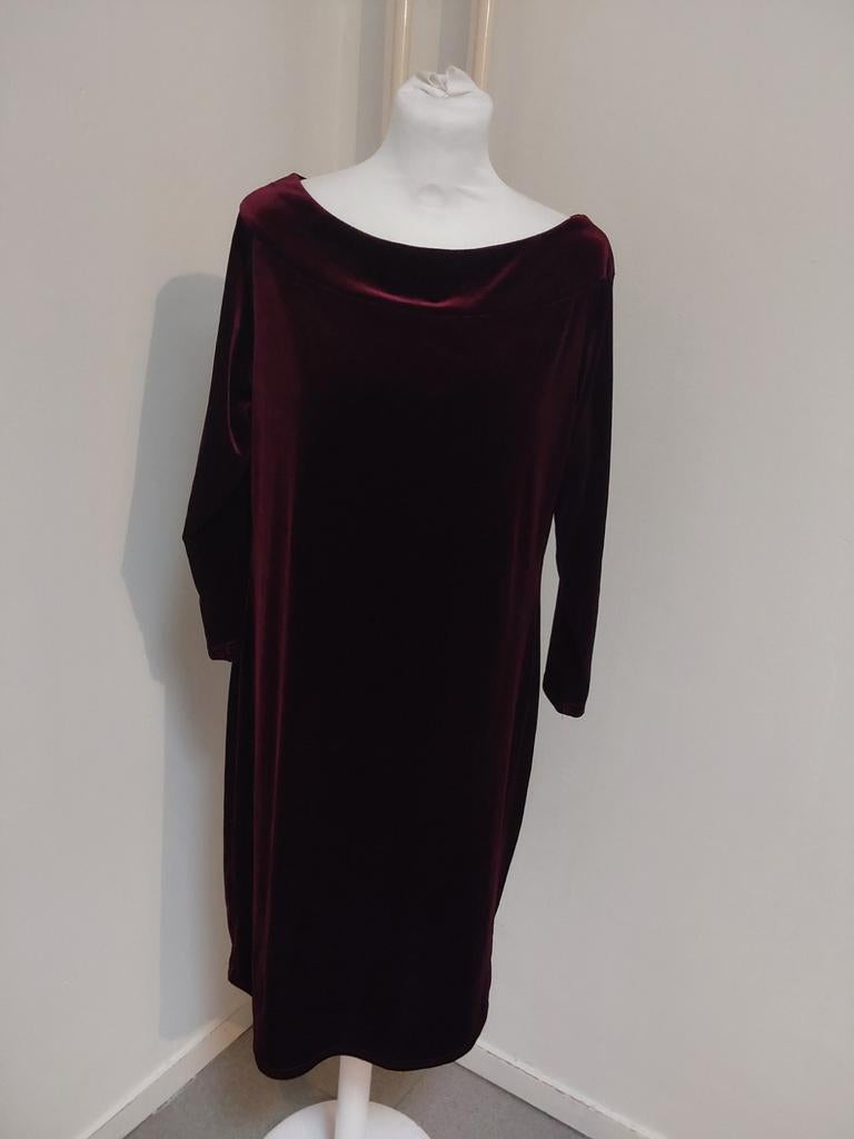 Prachtige bordeauxrode jurk van Typical Jill maat XL, zachte, Kleding | Dames, Ophalen of Verzenden, Zo goed als nieuw, Typical Jill