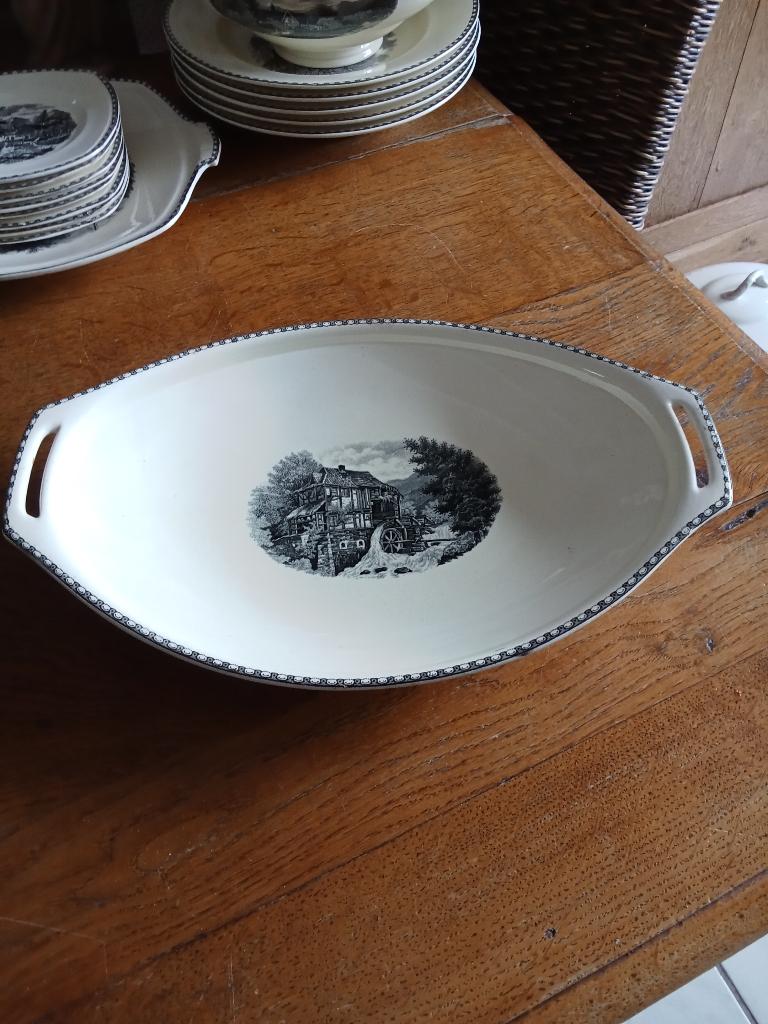 te koop mooie broodschaal societe ceramique landschap, Ophalen of Verzenden