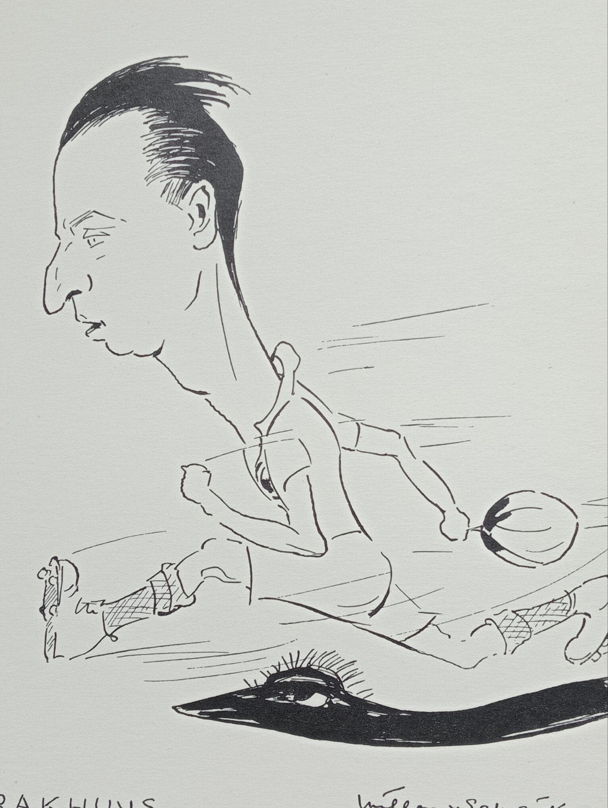 Bep Bakhuys litho 1937, Ophalen of Verzenden, Voor 1940, Gebruikt
