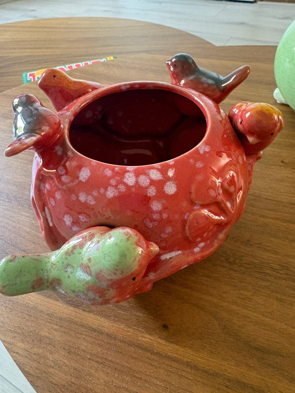 Vaas Villa Pottery, 12 cm, Handgemaakt, Ophalen of Verzenden, Zo goed als nieuw