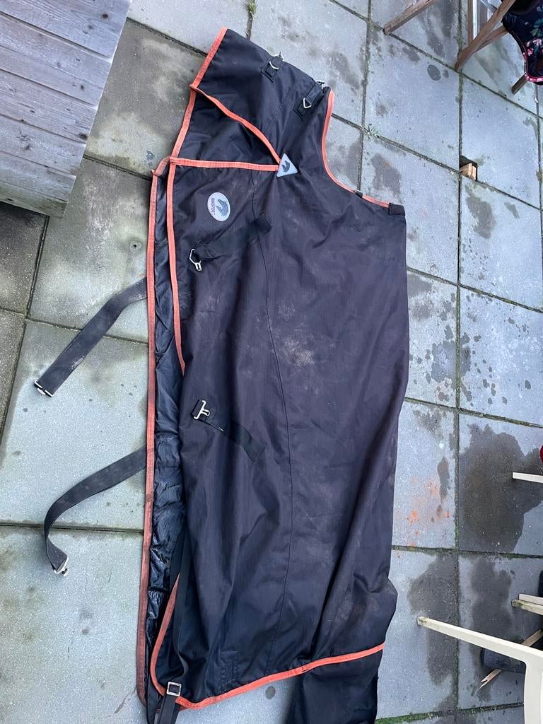 Master outdoor deken 150g, mt 195, 600D, Dieren en Toebehoren, Paarden en Pony's | Dekens en Dekjes, Ophalen of Verzenden, Gebruikt