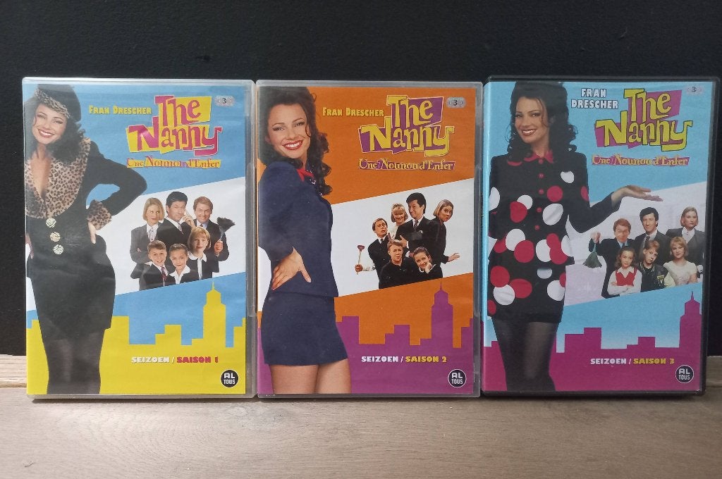 The Nanny - Seizoen 1+2+3 TV-Serie (9xDVD SET) Fran Drescher, Alle leeftijden, Boxset, Ophalen of Verzenden, Zo goed als nieuw