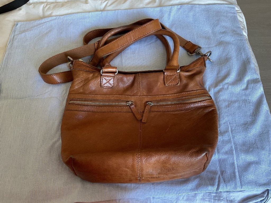 Cowboysbag Medium, Ophalen of Verzenden, Zo goed als nieuw, Bruin, Handtas