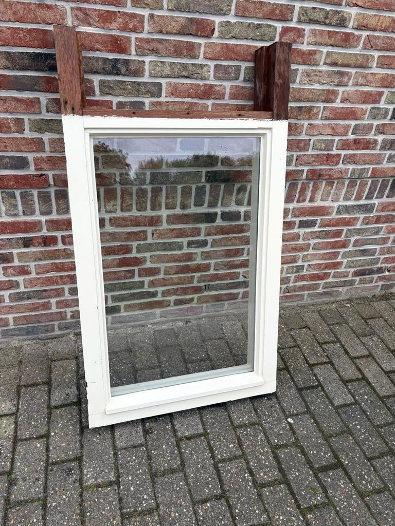 Raam met kozijn, thermopane glas - 69 cm x 100 cm, Raamkozijn, Nieuw, Hout, Ophalen