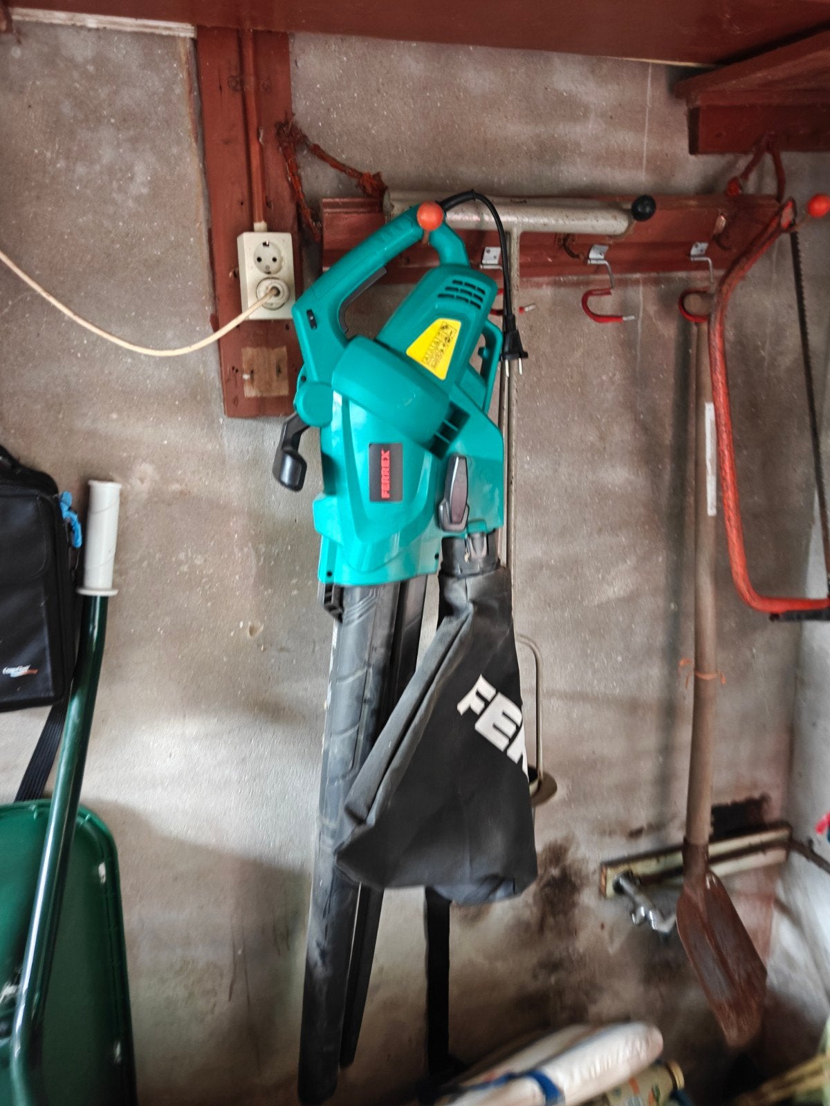 Ferrex Bladblazer/Bladzuiger met Versnipperfunctie, Ophalen, Gebruikt, Met opvangzak, Ferrex