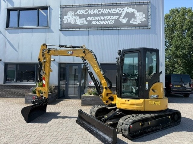 CAT 305E-2cr 1600uur 5T Minigraver Midikraan SLP/SRT AC NWST, Zakelijke goederen, Machines en Bouw | Kranen en Graafmachines, Ophalen of Verzenden