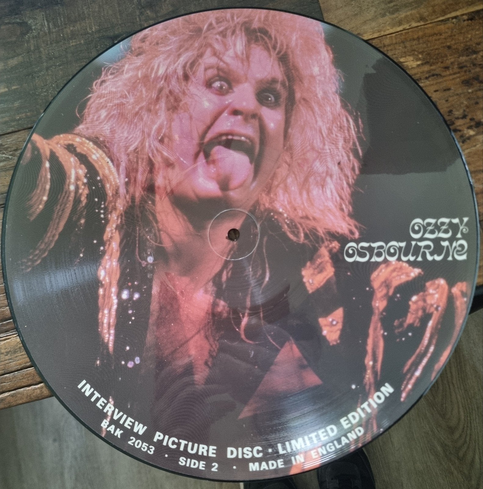 Ozzy Osbourne Interview Picture Disc, Ophalen of Verzenden, Zo goed als nieuw