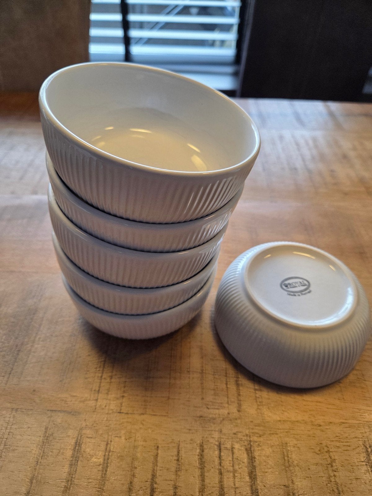 royal kempen begeer 6 stuks kommen 14 cm nieuw wit, Nieuw, Ophalen of Verzenden, Kom(men), Overige stijlen