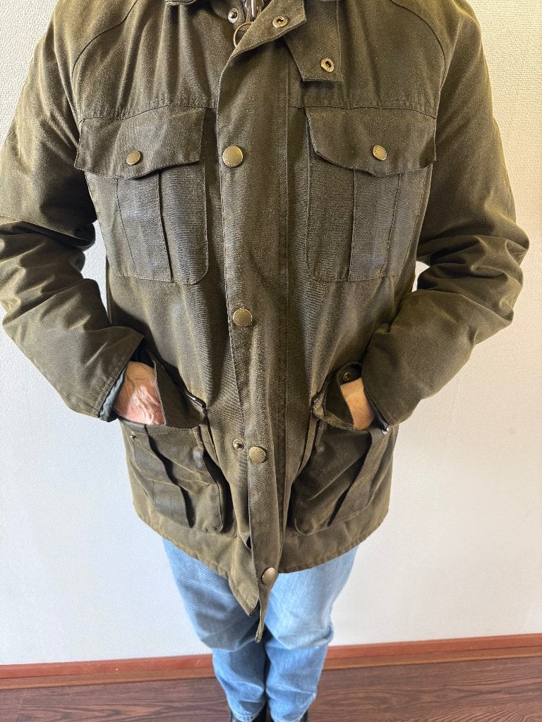 Barbour wax jas maat M groen, Kleding | Heren, Ophalen of Verzenden, Zo goed als nieuw, Maat 48/50 (M), Groen