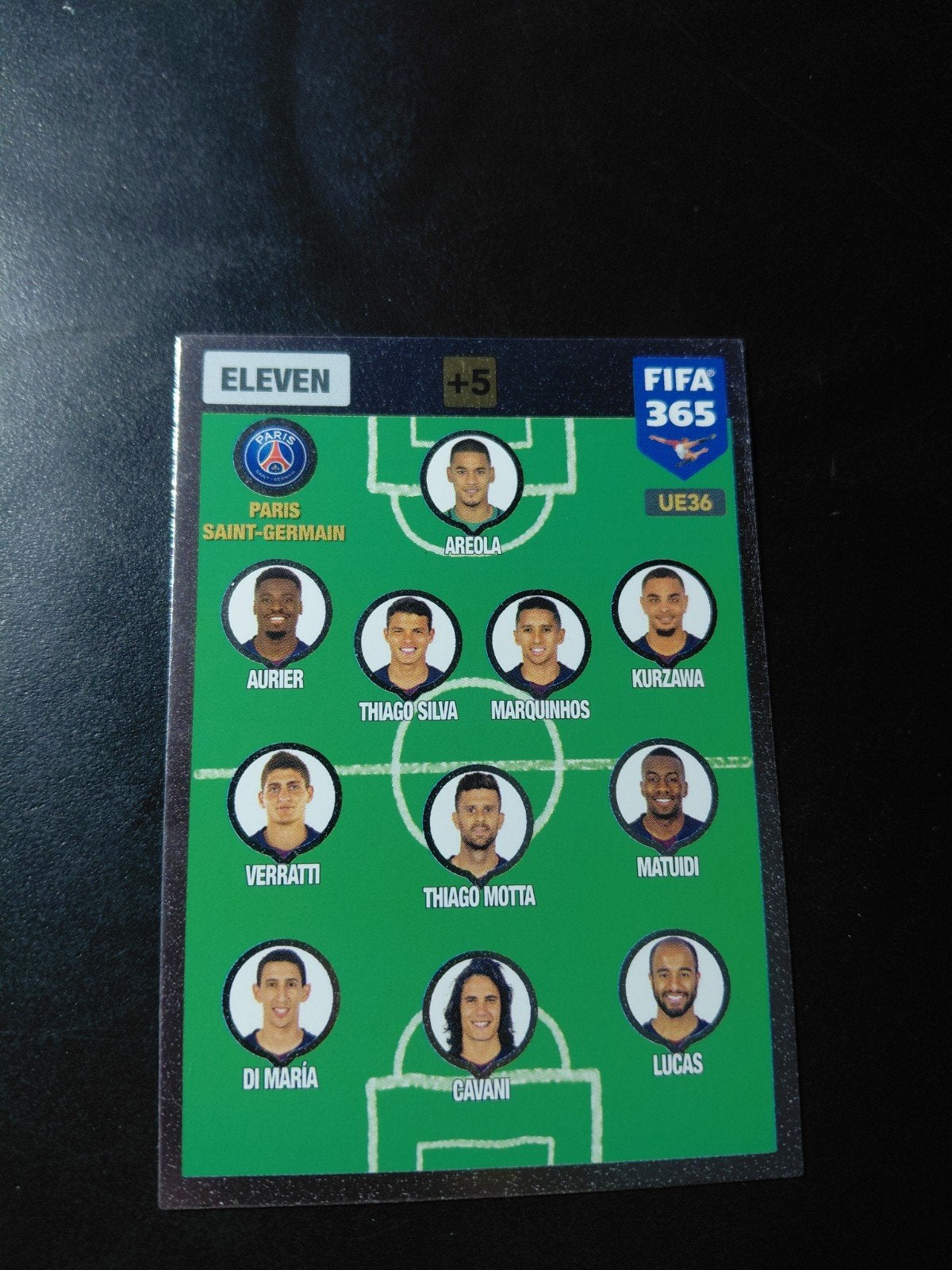 Psg line-up (marquinhos/cavani) panini 2017, Verzenden, Nieuw, Buitenlandse clubs, Poster, Plaatje of Sticker