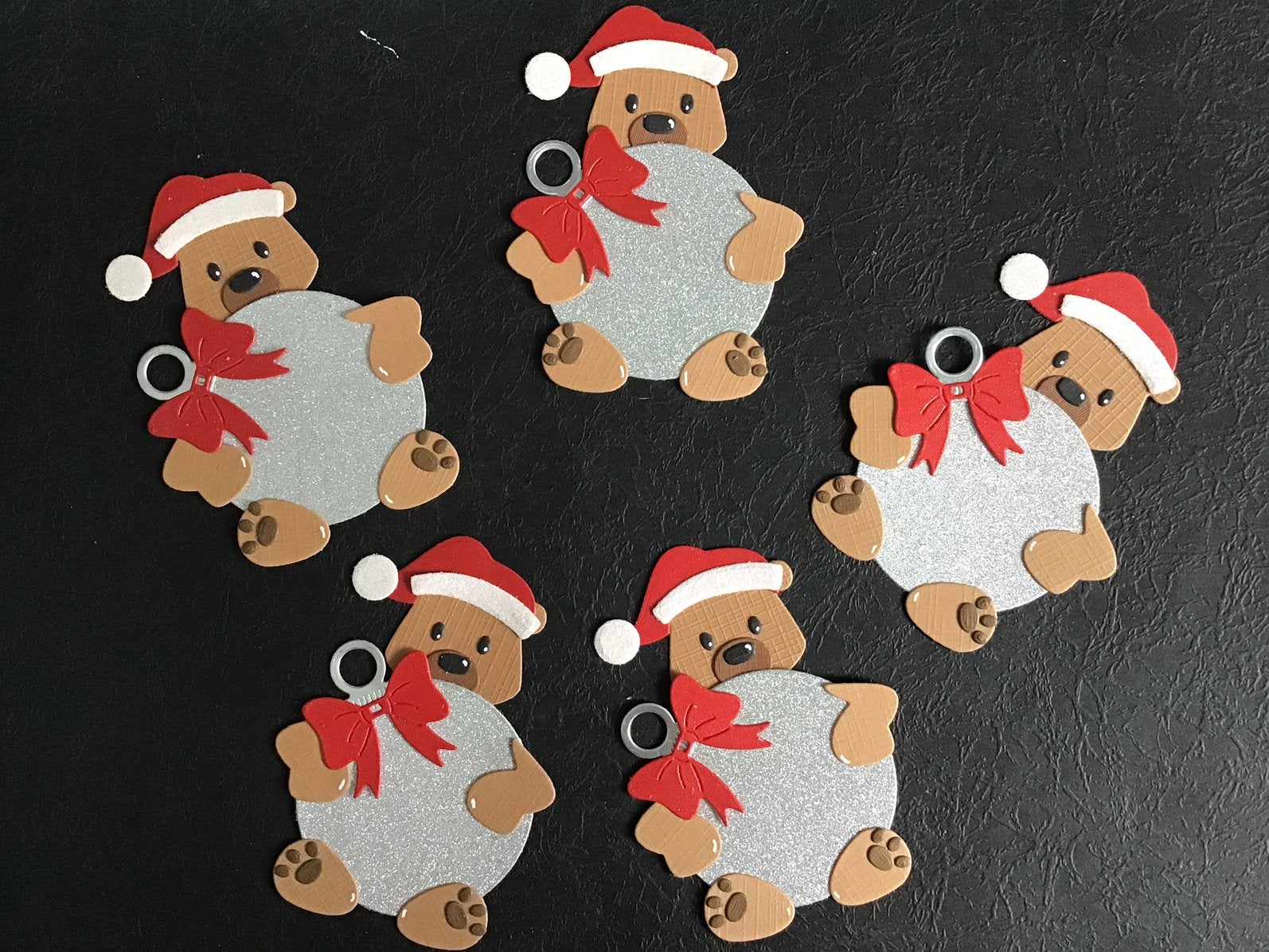 Stansjes beertje met kerstbal, Verzenden, Nieuw, Overige thema's, Overige typen
