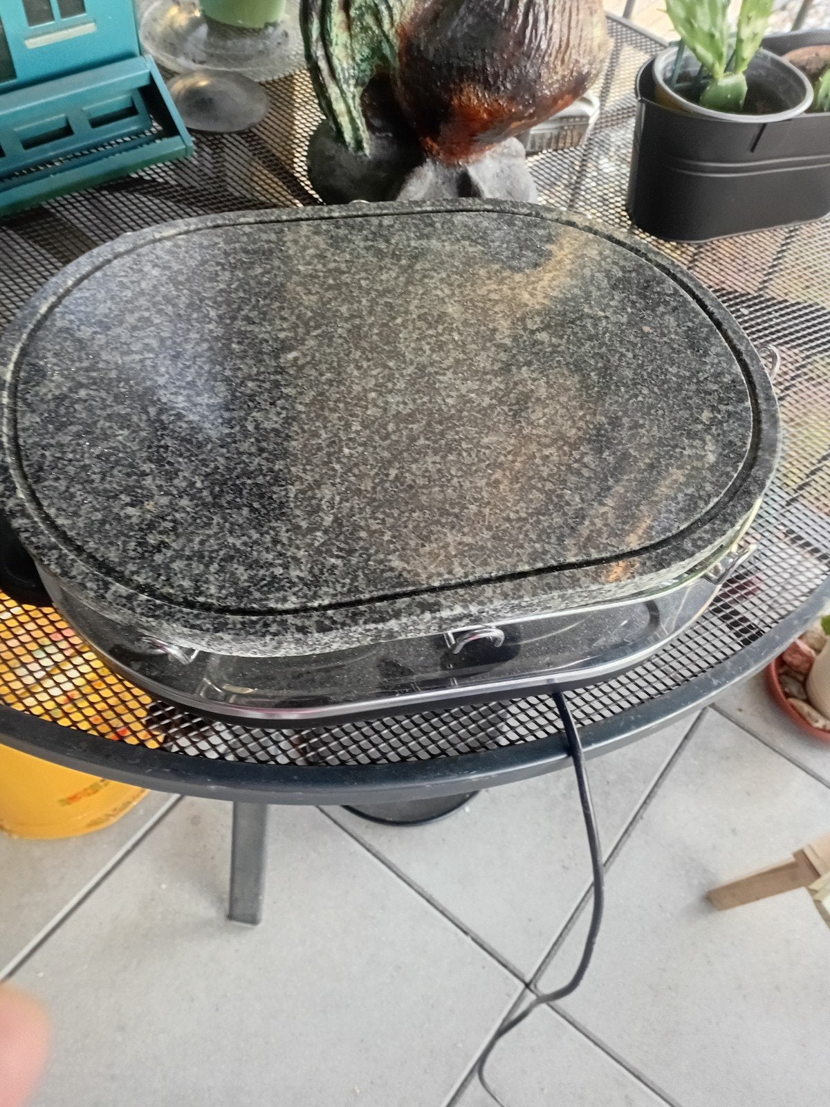 Elektrische Fondue/Gourmetstel met Accessoires, Ophalen, Gebruikt, Elektrisch, Fondueset