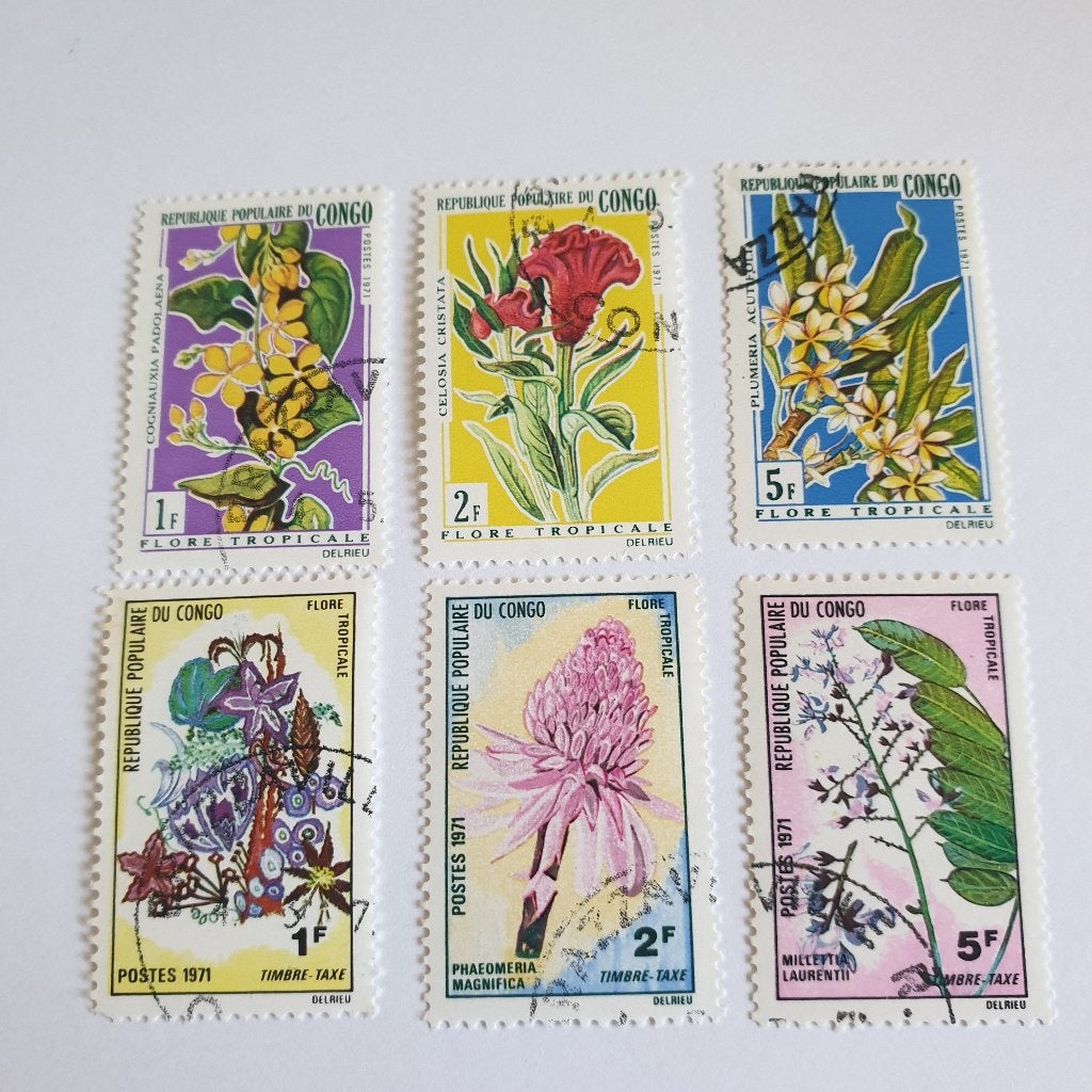 2522 congo bloemen, Verzenden, Overige landen