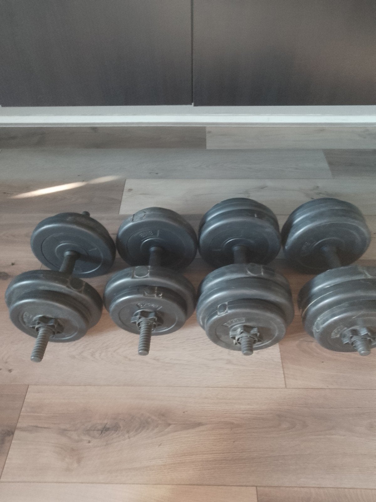 2x Halterset met Gewichten - Ideaal voor Krachttraining, Ophalen, Gebruikt, Rug, Halterset