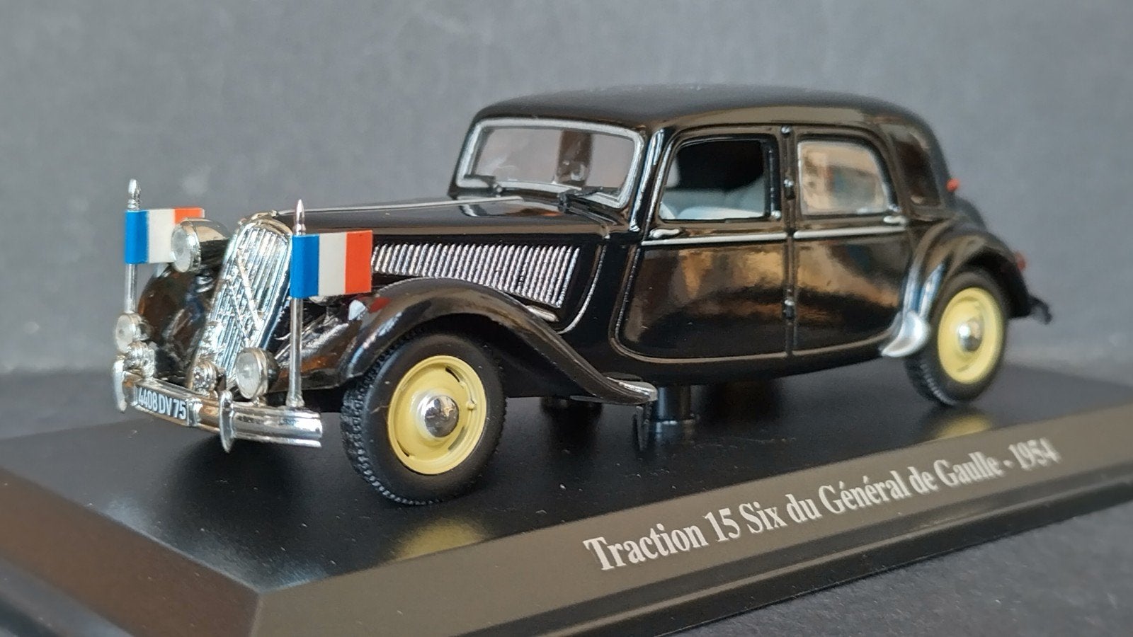 Citroen Traction Avant 15 Six General Gaulle 1:43 Norev Pol, Auto, Verzenden, ., Nieuw