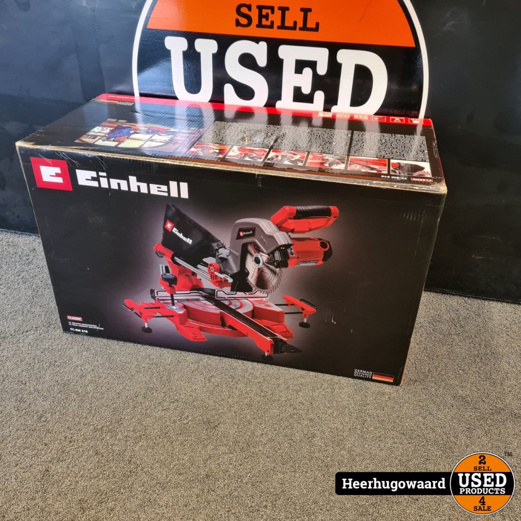 Einhell TC-SM 216 Afkortzaag 1600W 216mm Nieuw, Einhell, Gebruikt, Support@einhell.com, Einhell Germany AG, Wiesenweg 22, 
94405 Landau an der Isar
Germany