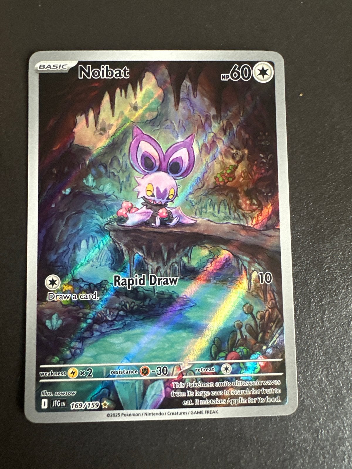 Noibat 169/159 JTG - Pokemon Kaart, Ophalen of Verzenden, Nieuw, Losse kaart