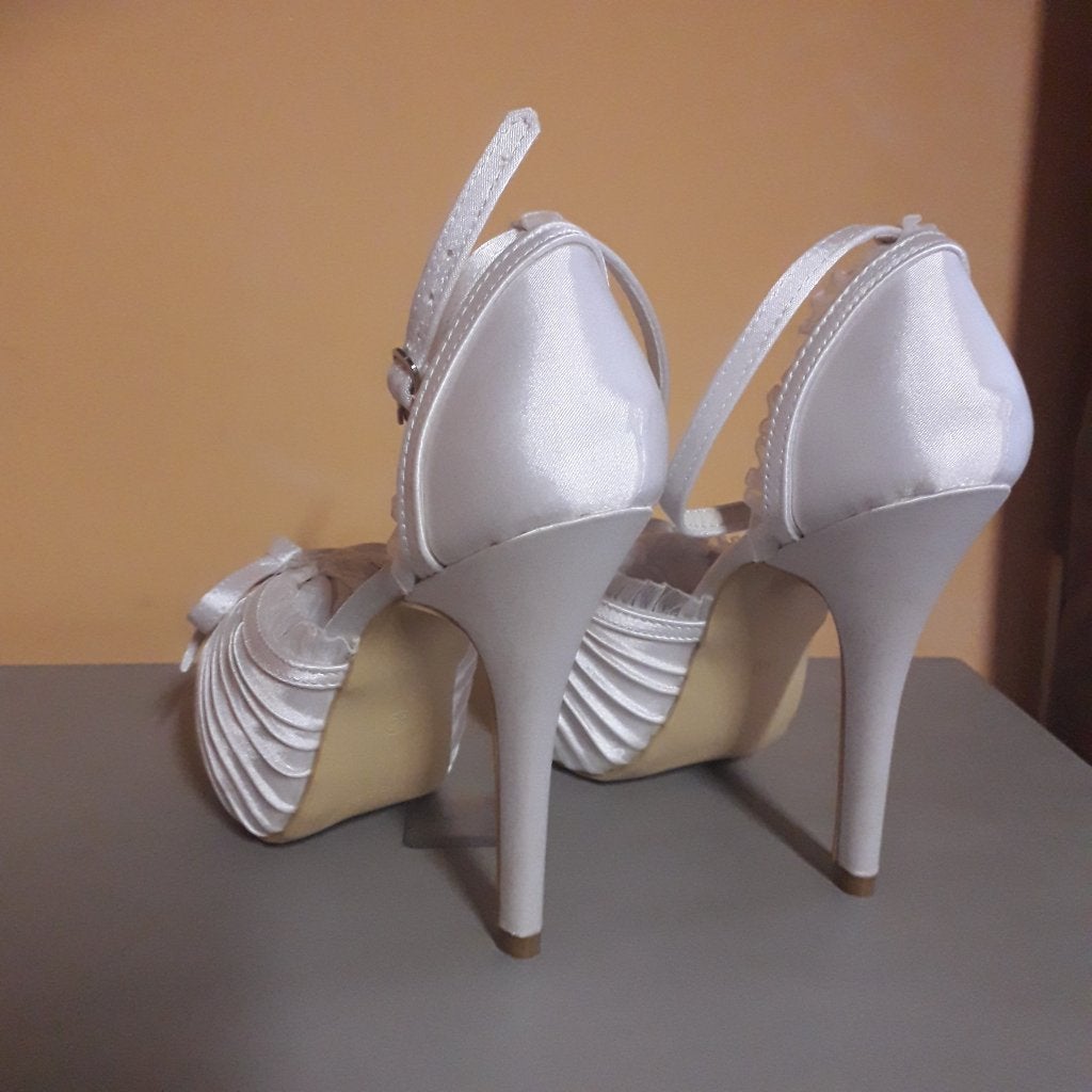 schoenen 36, Schoenen met lage hakken, Verzenden, Wit, Nieuw