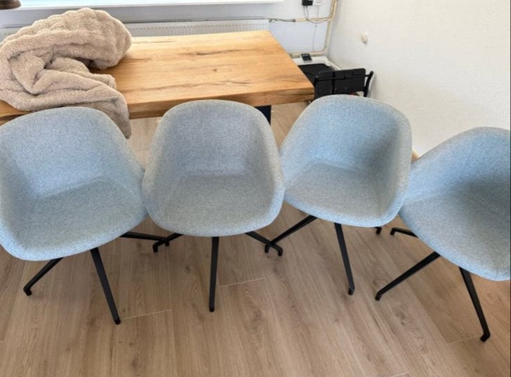 Gaber U gestoffeerde draaibare fauteuil - Italiaans design, Huis en Inrichting, Stoelen, Ophalen, Overige kleuren, Zo goed als nieuw