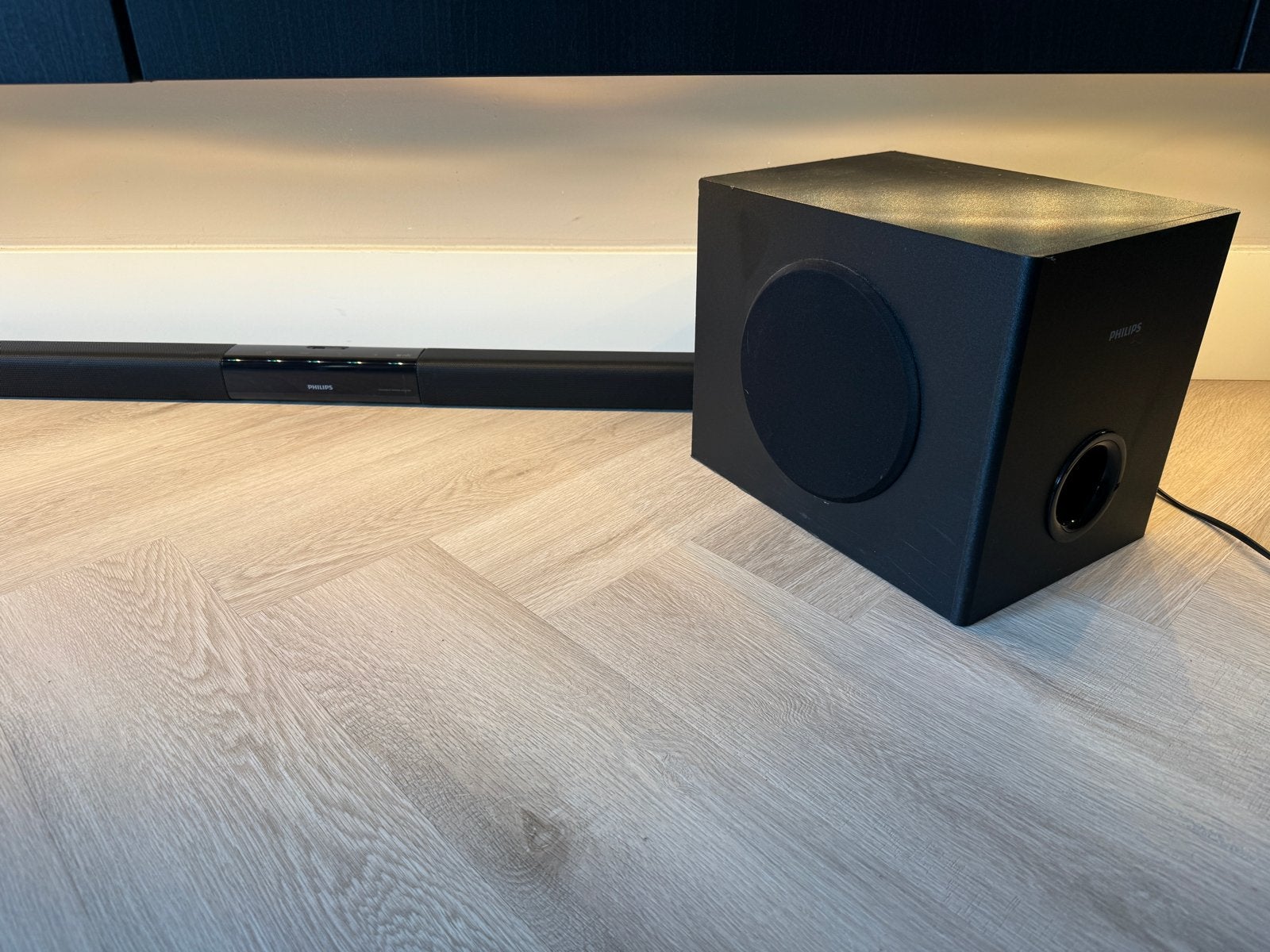 Philips HTL3140B/12 Soundbar met draadloze subwoofer, Ophalen, Bluetooth, Gebruikt