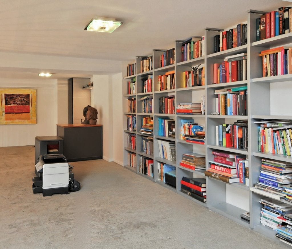 Banzboard boeken- /plankenkast + computermeubel, Huis en Inrichting, Woonaccessoires | Kisten, Ophalen, 200 cm of meer, Zo goed als nieuw