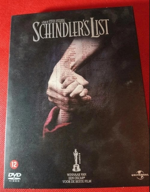 DVD - Schindler's list, Cd's en Dvd's, Vanaf 12 jaar, Ophalen of Verzenden, Gebruikt