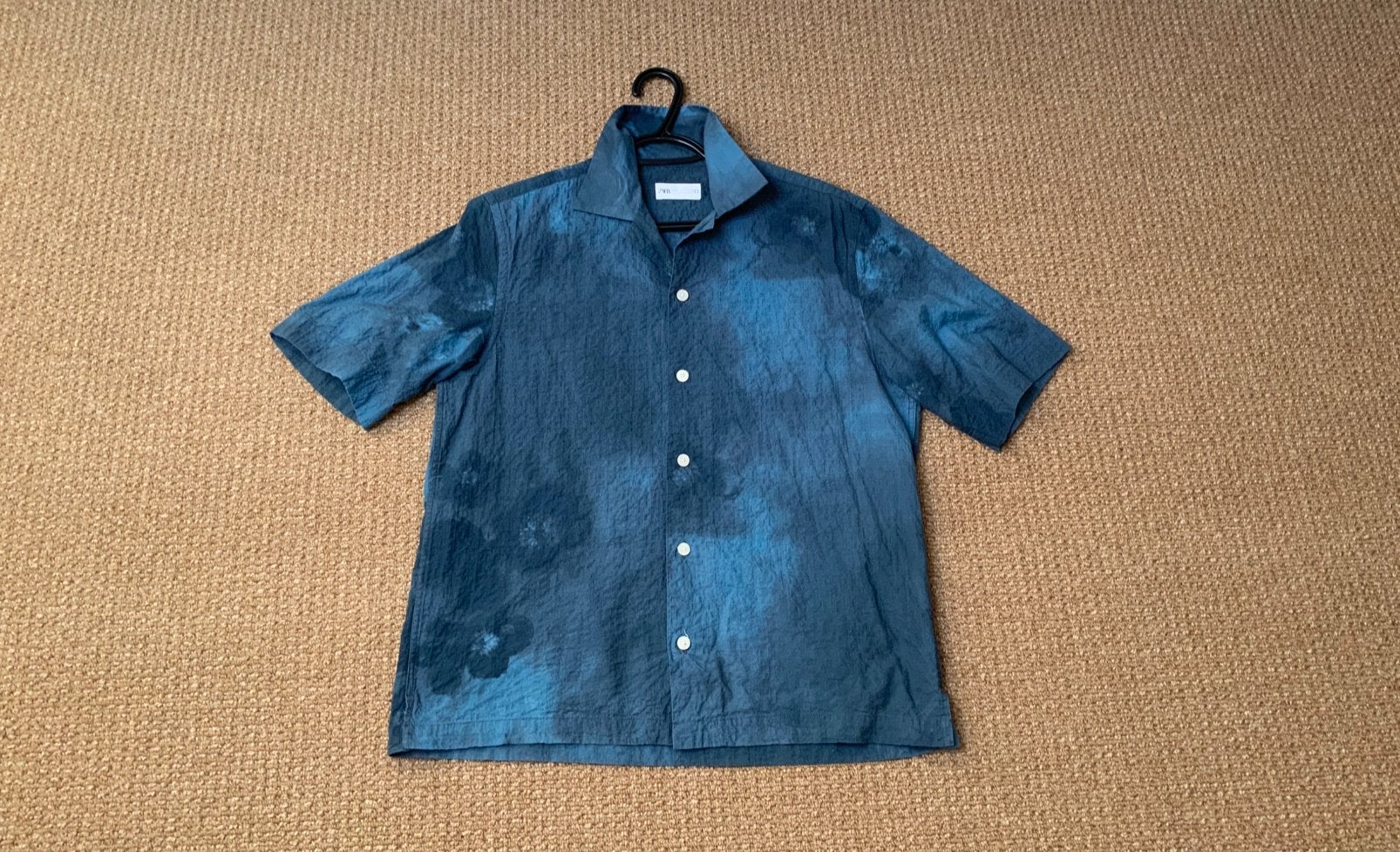 ZARA Overhemd Blouse Blauw heren maat S, Ophalen of Verzenden, Blauw