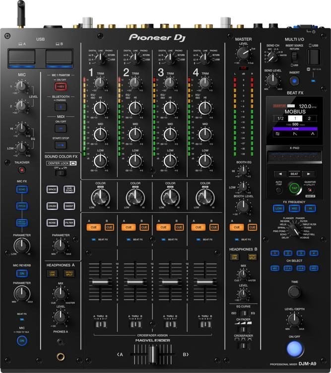 Pioneer mixer DJM A9 DJMA9 4-kanaals mixer mengpaneel, Ophalen, Nieuw, Minder dan 5 kanalen, Microfooningang