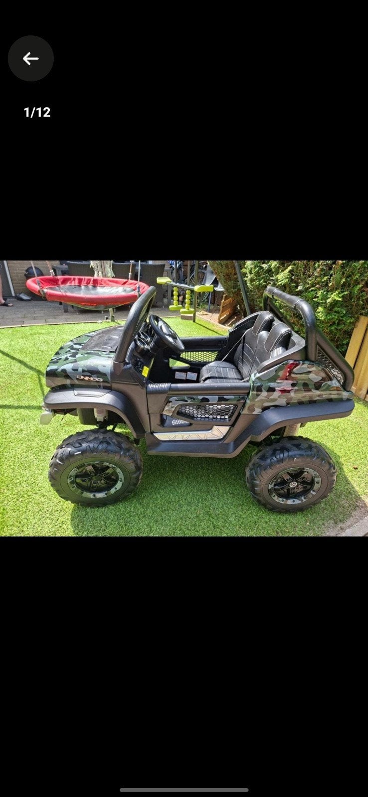 Mercedes AMG 4x4 accu auto, Ophalen of Verzenden, Gebruikt