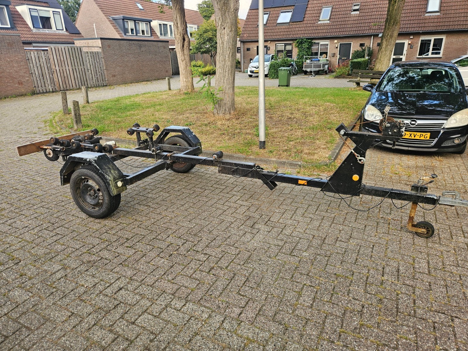 Kanteltrailer 1350 kg as boottrailer, Watersport en Boten, Boottrailers, Ophalen, Gebruikt, Minder dan 6 meter, Overige typen