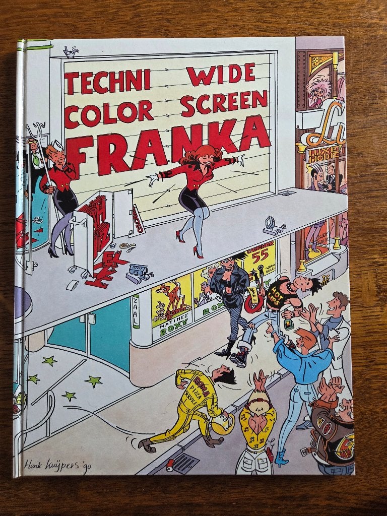 Franka - Technicolor Wide Screen + bioscoopkaartje + prentje, Ophalen of Verzenden, Zo goed als nieuw, Henk Kuijpers
