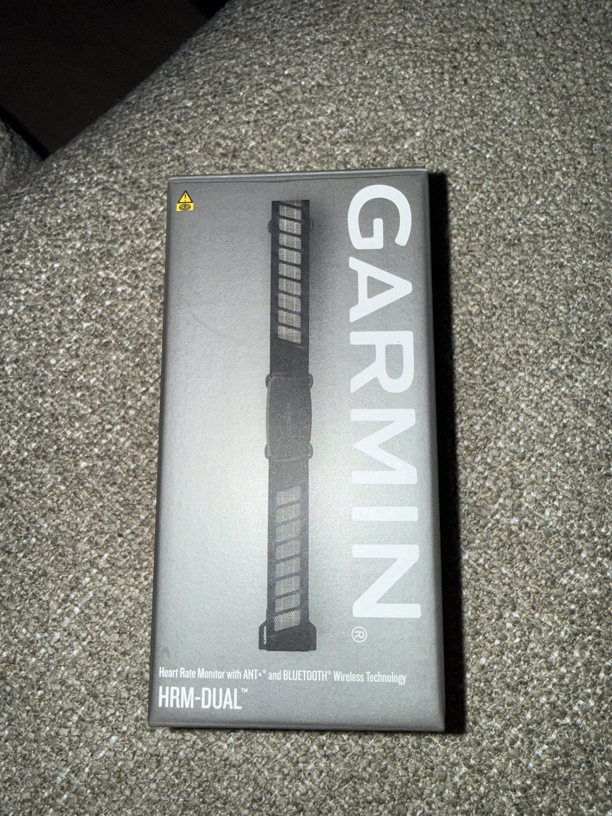 Garmin HRM-Dual Hartslagsensor - Zo goed als nieuw, Verzenden, Zo goed als nieuw, Garmin, Met borstriem