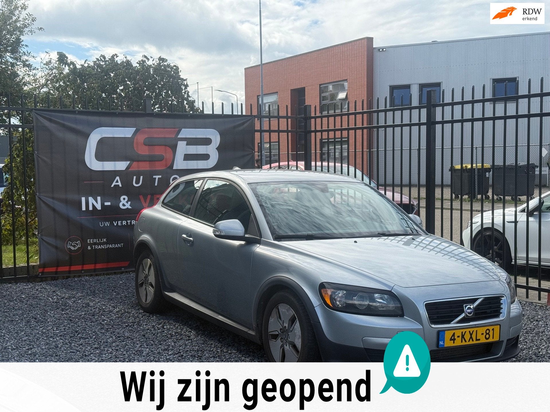Volvo C30 1.6D DRIVe Start/Stop Momentum AIRCO!APK2027!KOOPJ, Auto's, Voorwielaandrijving, Metallic lak, Stof, Gebruikt