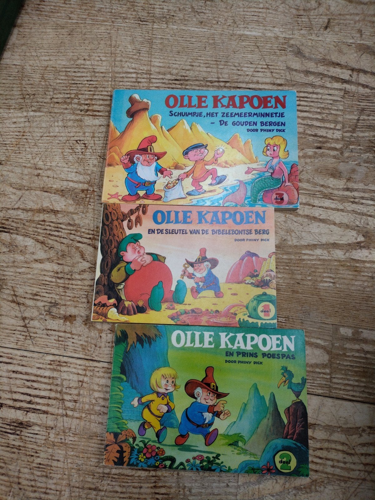 Olle Kapoen stripboeken - 3 delen, Boeken, Stripboeken, Meerdere stripboeken, Ophalen of Verzenden, Gelezen, Phiny Dick