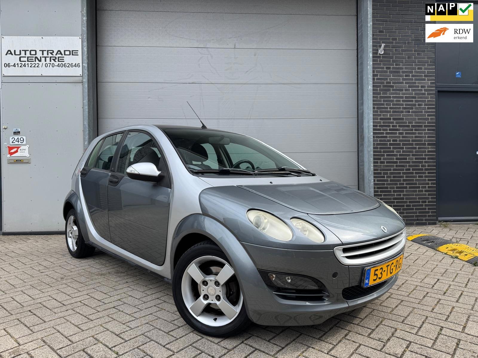 Smart Forfour 1.3 passion 4-cilinder! [1ste eig | Airco | Gl, Auto's, Smart, Stof, Bedrijf, Handgeschakeld, Euro 4
