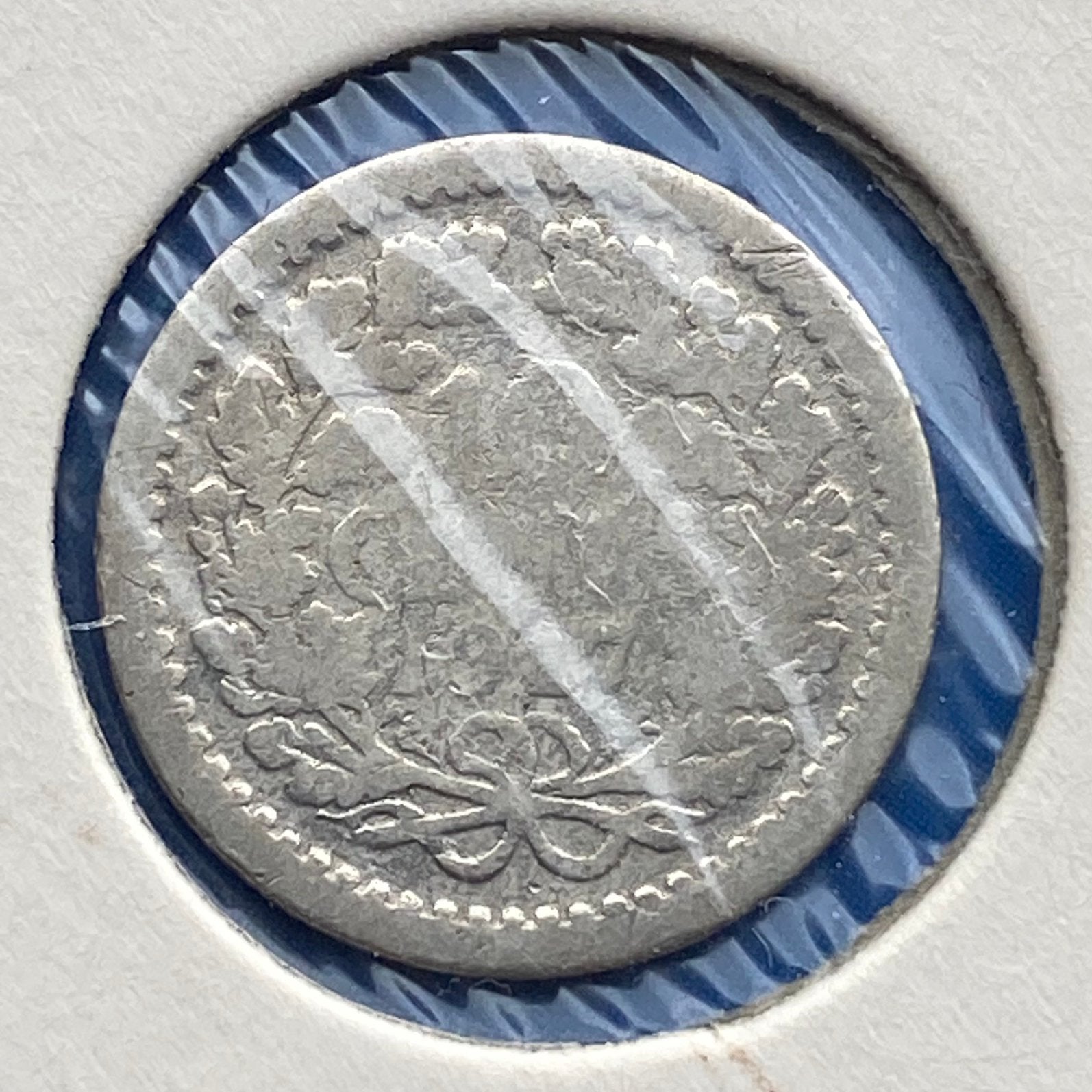 10 Cent / Dubbeltje Zilver uit 1917 van Wilhelmina, Verzenden, Zilver, 10 cent, Koningin Wilhelmina