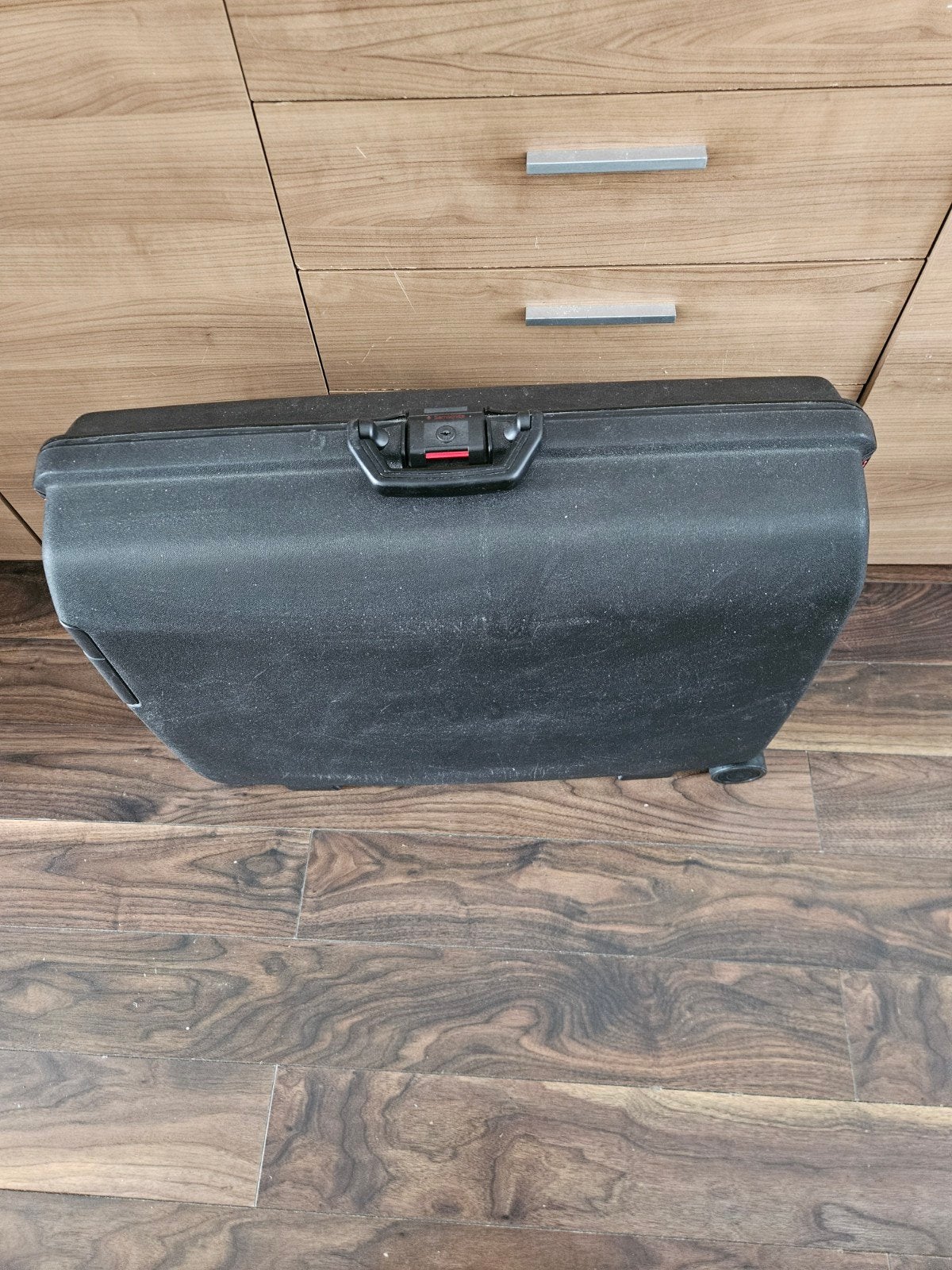 Samsonite Hard Kunststof Koffer Zwart - 2 Wielen, Slot, Ophalen, Gebruikt, Hard kunststof, Slot