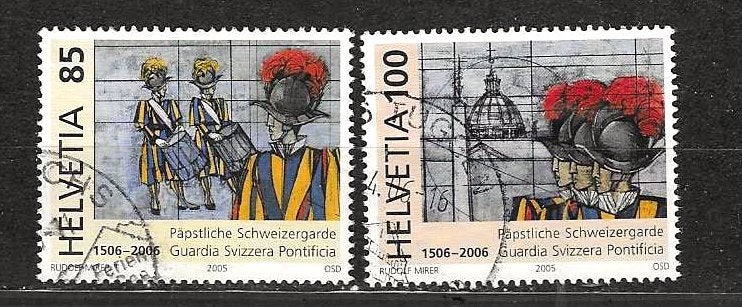 Zwitserland 1945-1946, Ophalen of Verzenden, Gestempeld