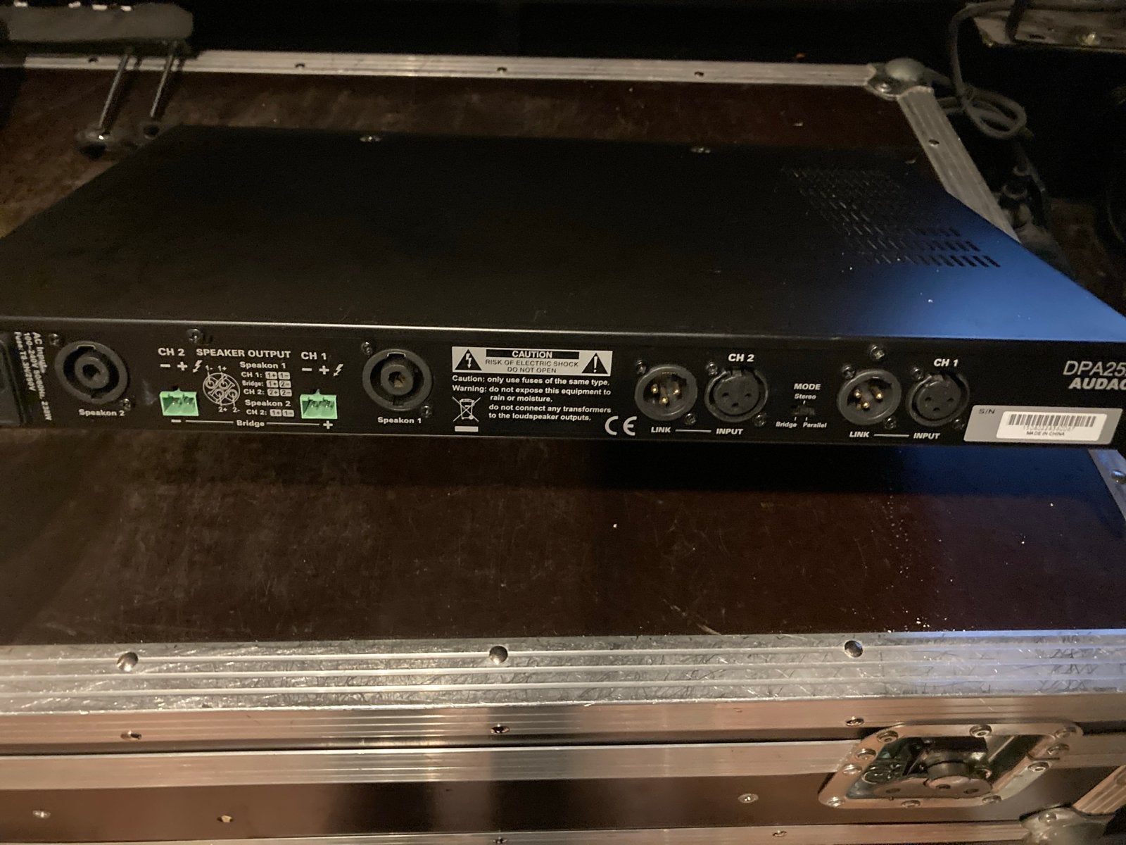 Audac DPA252 Professionele Eindversterker, Overige merken, Gebruikt, Ophalen of Verzenden, 120 watt of meer